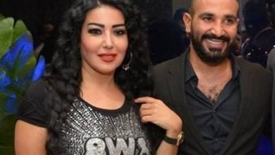 الفنانة سمية الخشاب تنشر صورة رومانسية لها مع أحمد سعد 