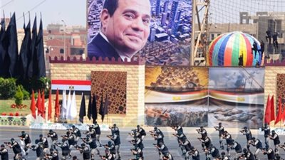 طلاب أكاديمية الشرطة يقدمون عروض القوة البدنية والدفاع عن النفس أمام الرئيس السيسي