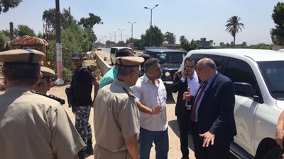 مدير أمن القليوبية يتفقد الحملة الأمنية بمركز شرطة الخانكة