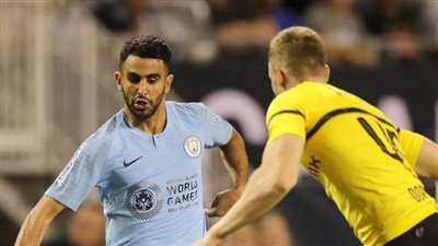 محرز سعيد بظهوره الاول مع مانشستر سيتي