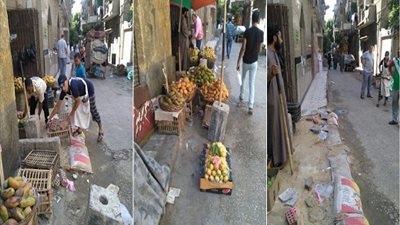 صور.. رئاسة حي الزيتون تشن حملات مكبرة لإزالة الإشغالات