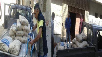 صور.. ضبط معدات بناء بحي روض الفرج للعمل بدون تصريح