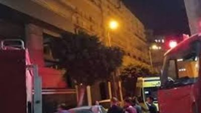 الصحة : مصاب واحد في حريق مول الموسكي 