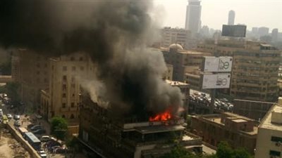 الصحة تكشف عدد المصابين في حريق نقابة التجاريين