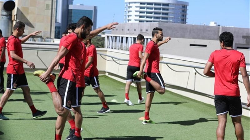 تدريب الاهلى فى بتسوانا