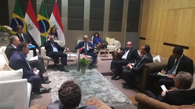 شريف إسماعيل يلتقي وزير خارجية البرازيل 