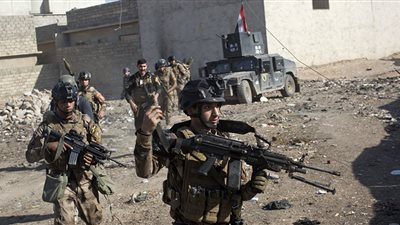 القوات العراقية تعثر علي مخلفات حربية ضخمة لـ 
