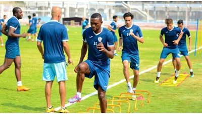 الجهاز الفني يستخدم جهاز GPS monitoring system فى المران