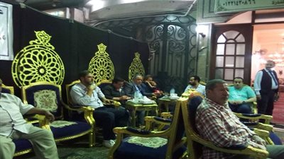 صور.. نقيب المهن التمثيلية وأحمد آدم يتقدمون عزاء الراحل محمد شرف