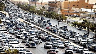 كثافات مرورية في شوارع 