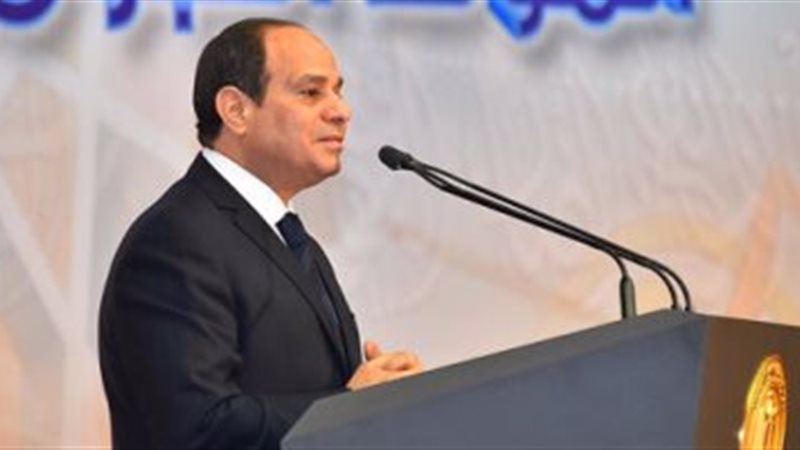 الرئيس السيسى خلال
