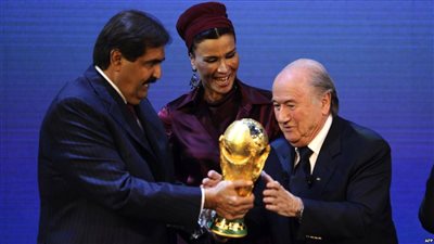 فضيحة قطريه .. رئيس الفيفا السابق و 