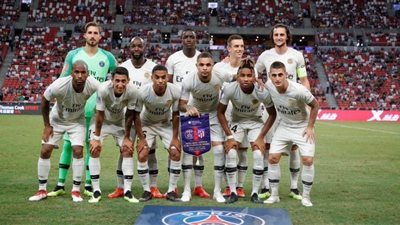 فيديو .. باريس سان جيرمان يفوز علي أتلتيكو مدريد بصعوبة وديا