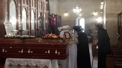توافد أحبار الكنيسة على دير أبو مقار  للمشاركة في صلوات تجنيز الأنبا إبيفانيوس