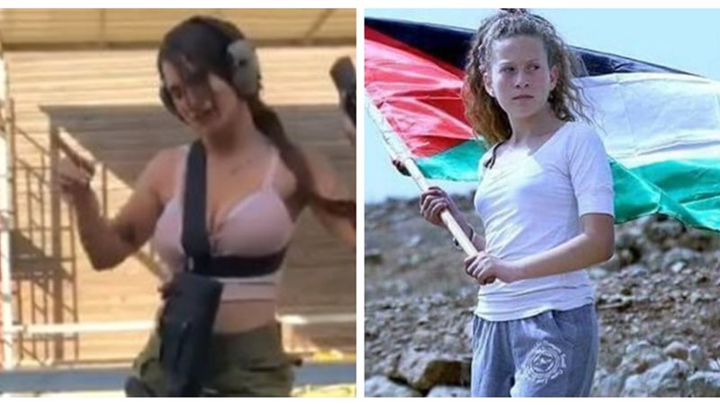 عهد التميمي ومجندات