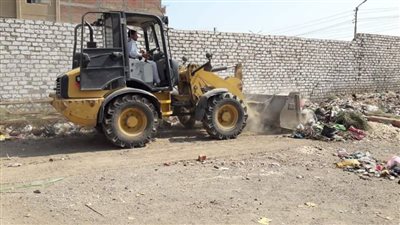 رفع 65 طن قمامة من شوارع مدينة سمسطا ببني سويف 