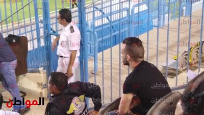 صور.. أمير مرتضى يظهر في مباراة الزمالك والاتحاد السكندري