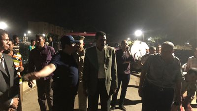 انفجار خط الصرف الصحي الرئيسي بمركز المراغة شمال سوهاج 