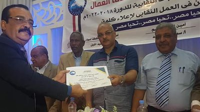 صور.. مستقبل وطن بـ أسوان يكرم أعضاء اللجان العمالية 
