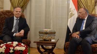 سامح شكري يبحث مع نظيره الإيطالي استقرار الوضع في ليبيا