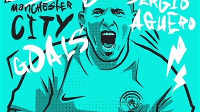 انفوجراف| أجويرو وقصة 200 هدف مع مانشستر سيتي