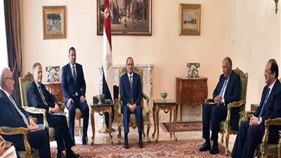 السيسي يستقبل وزير الخارجية الإيطالي