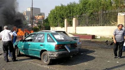 تفحم سيارتين ملاكي في 