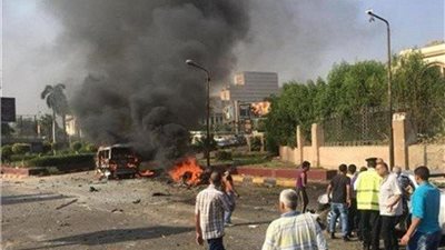 انفجار المهندسين اليوم .. النيابة تفحص حطام السيارة المتفجرة 