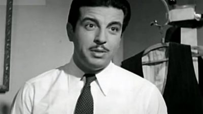 صورة لا تنسى.. رومانسية   أنور وجدي وليلى فوزي 