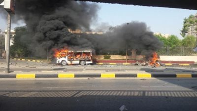 فتح شارع البطل أحمد عبد العزيز بعد حادث انفجار المهندسين