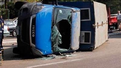 إصابة ضابط و 5 أمناء شرطة إثر انقلاب مدرعة في بنى سويف