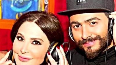 رسالة مؤثرة من تامر حسنى إلى اليسا بعد خبر إصابتها بـ السرطان 
