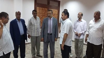 وكيل تعليم بني سويف يتفقد مدارس المتفوقين والفندقية بدء العام الدراسي الجديد 