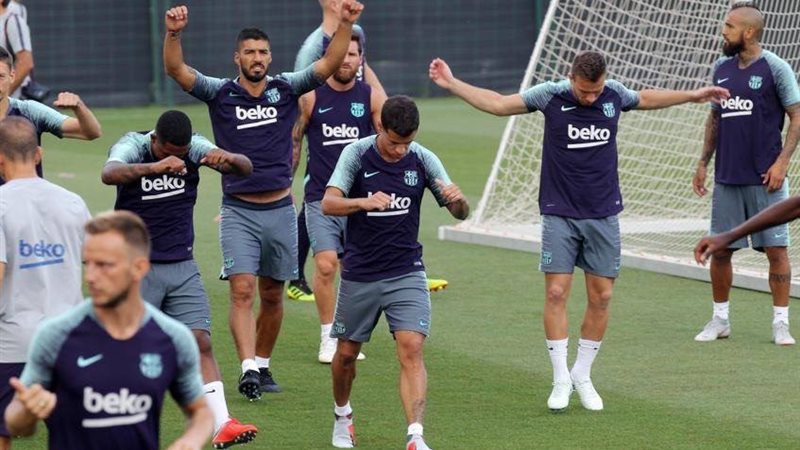 تدريبات برشلونة