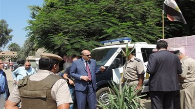 صور. مدير أمن القليوبية في زيارة تفتيشية لنقطة رشيد بالقناطر الخيرية