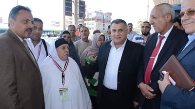 محافظة البحيرة تودع حجاج بيت الله الحرام