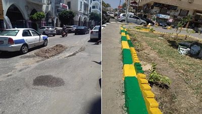 صور.. رفع المخلفات وإزالة الإشغالات بشوارع بورسيعد