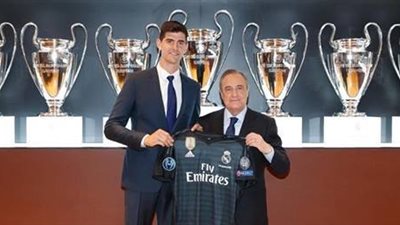 ريال مدريد وضع شرط جزائي بقيمه 700 مليون يورو في عقد كورتوا