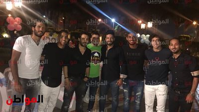 صور.. نجوم الأهلي في عقيقة نجل وليد سليمان