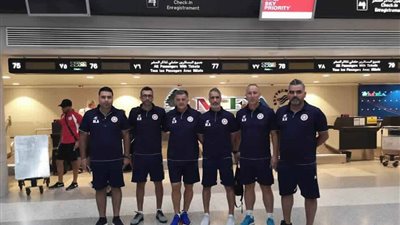 صور.. النجمة اللبناني يصل إلي برج العرب استعدادا للأهلي