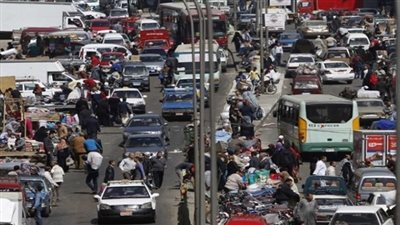 زحام مروري في شوارع شبرا