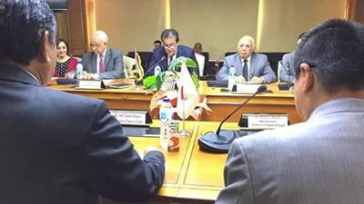 صور.. مراسم تكريم السفير اليابانى فى مصر