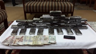 ضبط 69 قطعة حشيش أثناء ترويجها في البحيرة