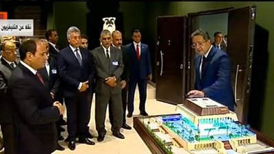 وزيرى لـ الرئيس السيسى: لم نستخرج سوى 40%من الآثار الموجودة فى سوهاج