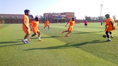 صور.. سيدى سالم يستأنف تدريباته استعدادا للقاء كفرالشيخ الخميس المقبل