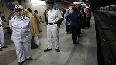 قوات الأمن تشن حملة تفتيشية بجميع خطوط مترو الأنفاق