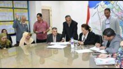 محافظ البحيرة تعقد لقائها الأسبوعي لحل مشاكل المواطنين 