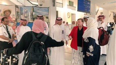 صور.. السعودية تستقبل أولى رحلات حجاج الولايات المتحدة الأمريكية  
