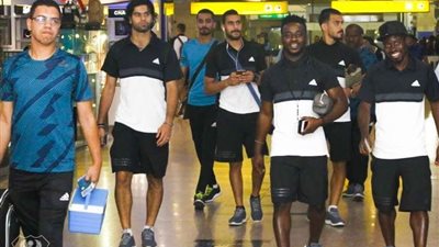 بالصور.. المصري يستعد للسفر إلى موزمبيق لمواجهة سونجو بالكونفيدرالية