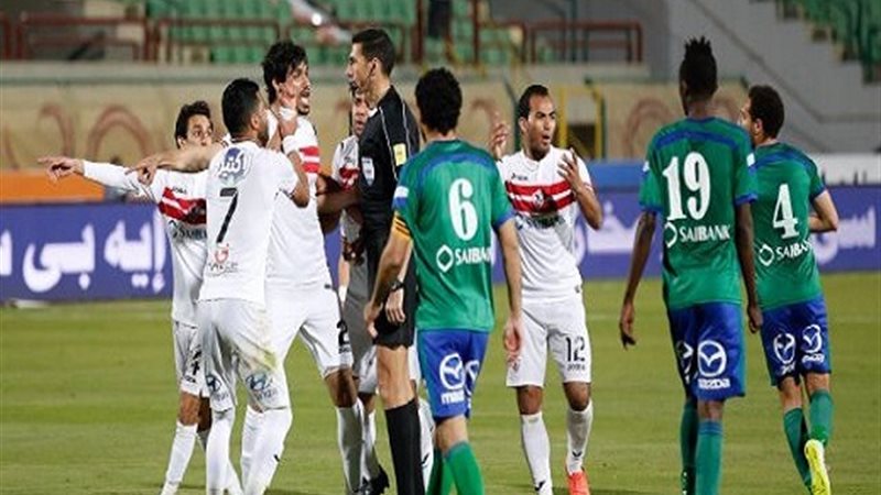 فريقي الزمالك والمقاصة